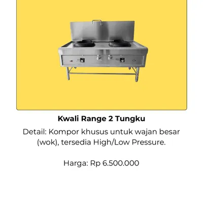 Kwali Range 2 Tungku