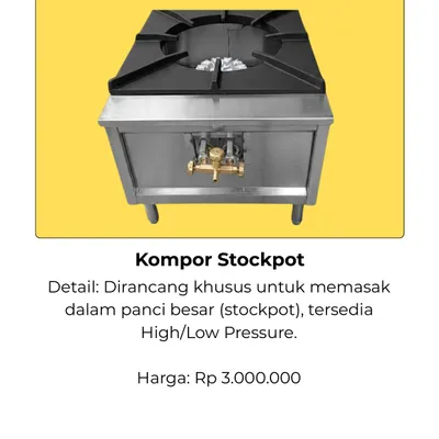 Kompor Stockpot